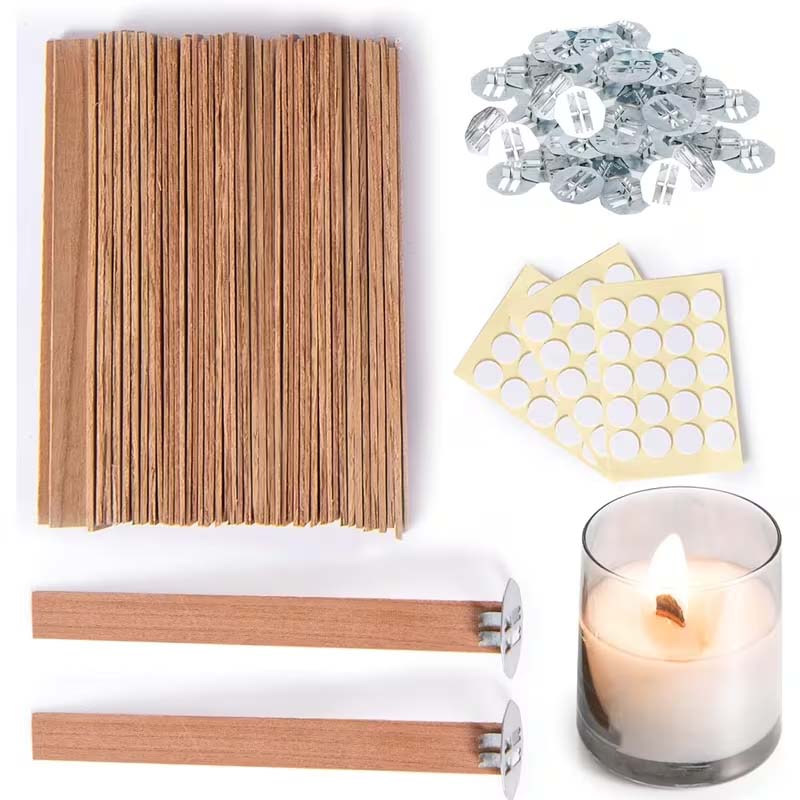 Candle Making Kit Beeswax - 60개 양초 만들기 키트에는 20개 나무