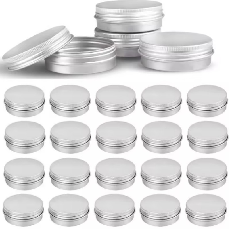 Tin Container Lid - 10개입 5g 10g 15g 20g 30g
