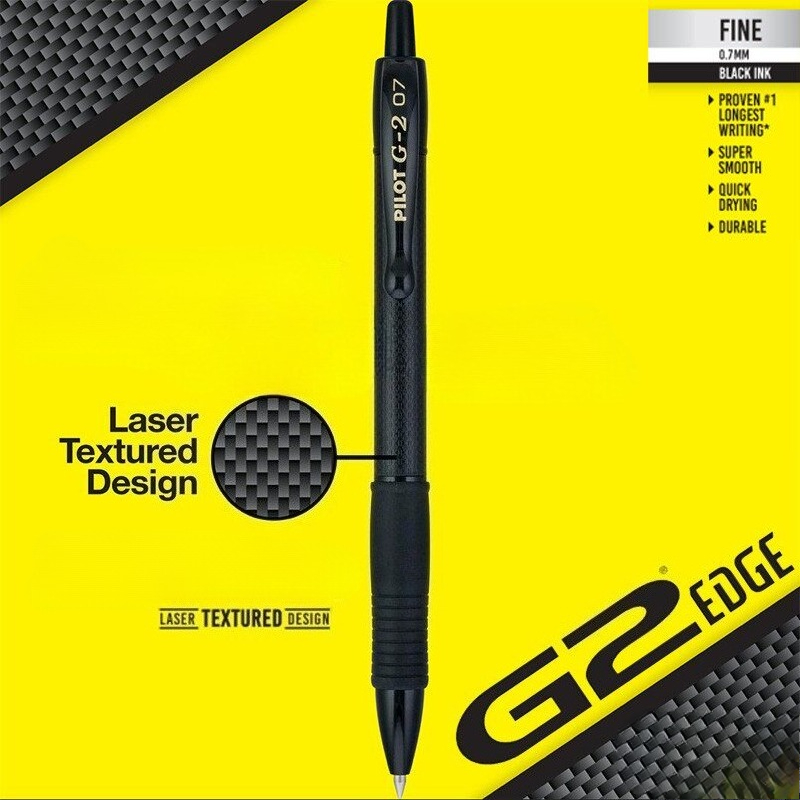 Pilot Pen G2 - 일본 파일럿 볼펜 카본 파이버 텍스처