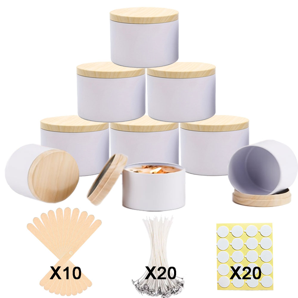 Candle Making Kit For Kids - 58pcs 양초 만들기 키트 뚜껑이 있는