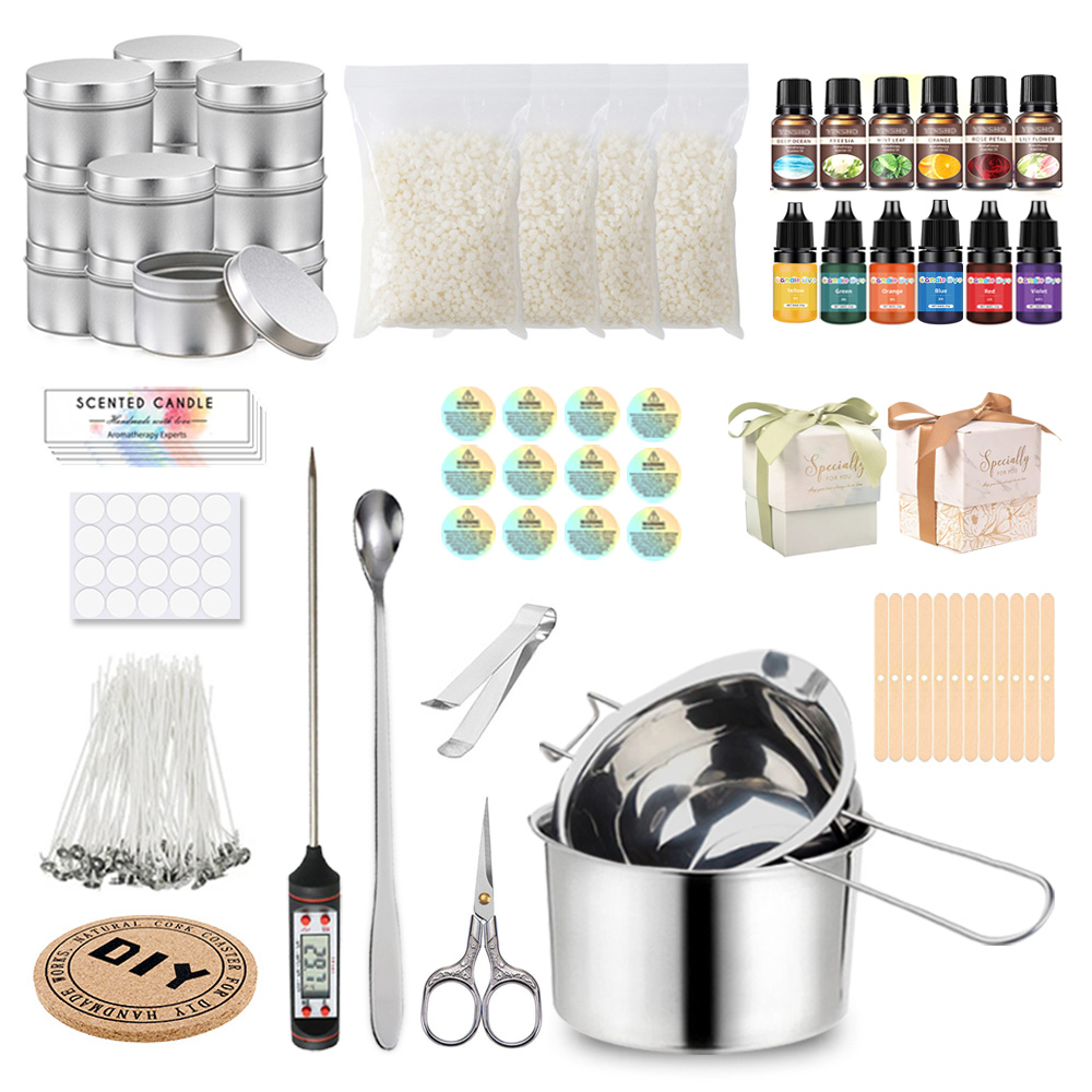 Candle Making Kit For Kids - DIY 수제 아로마 테라피 왁스 캔들