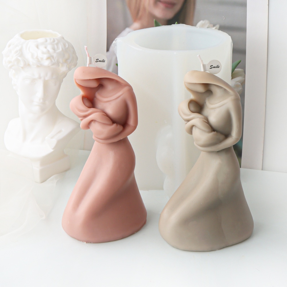 Candle Making Kit Diy - 버진 허그 베이비 실리콘 캔들 몰드