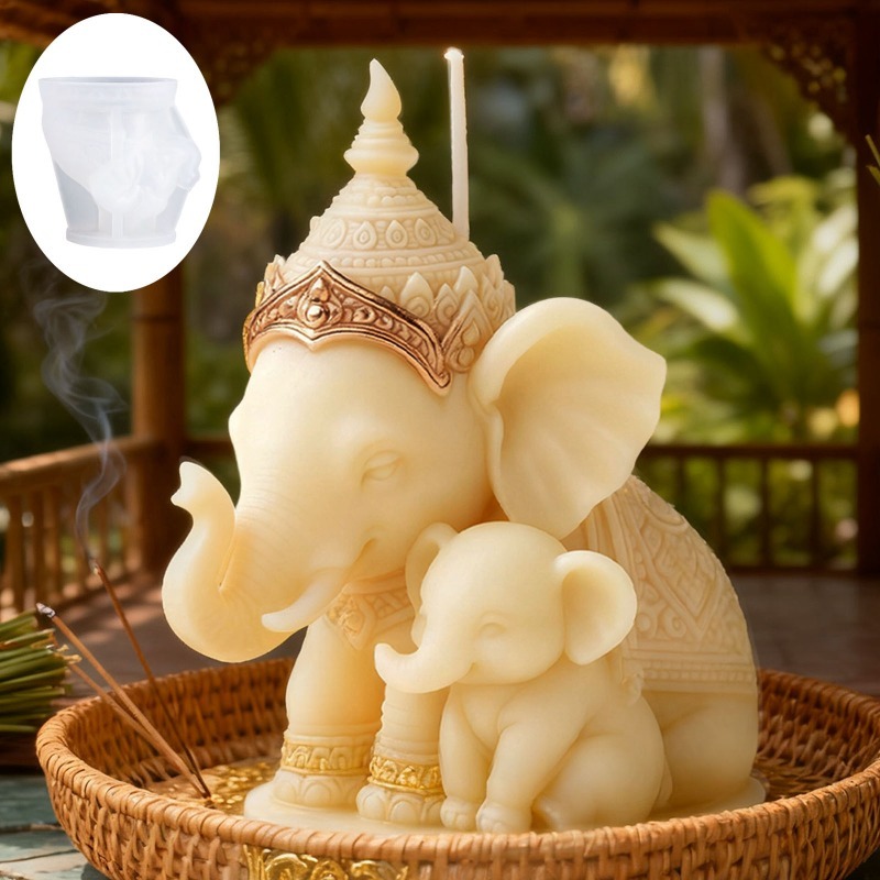 Candle Making Kit For Kids - 태국 어머니 아이 코끼리 아로마테라피 양초