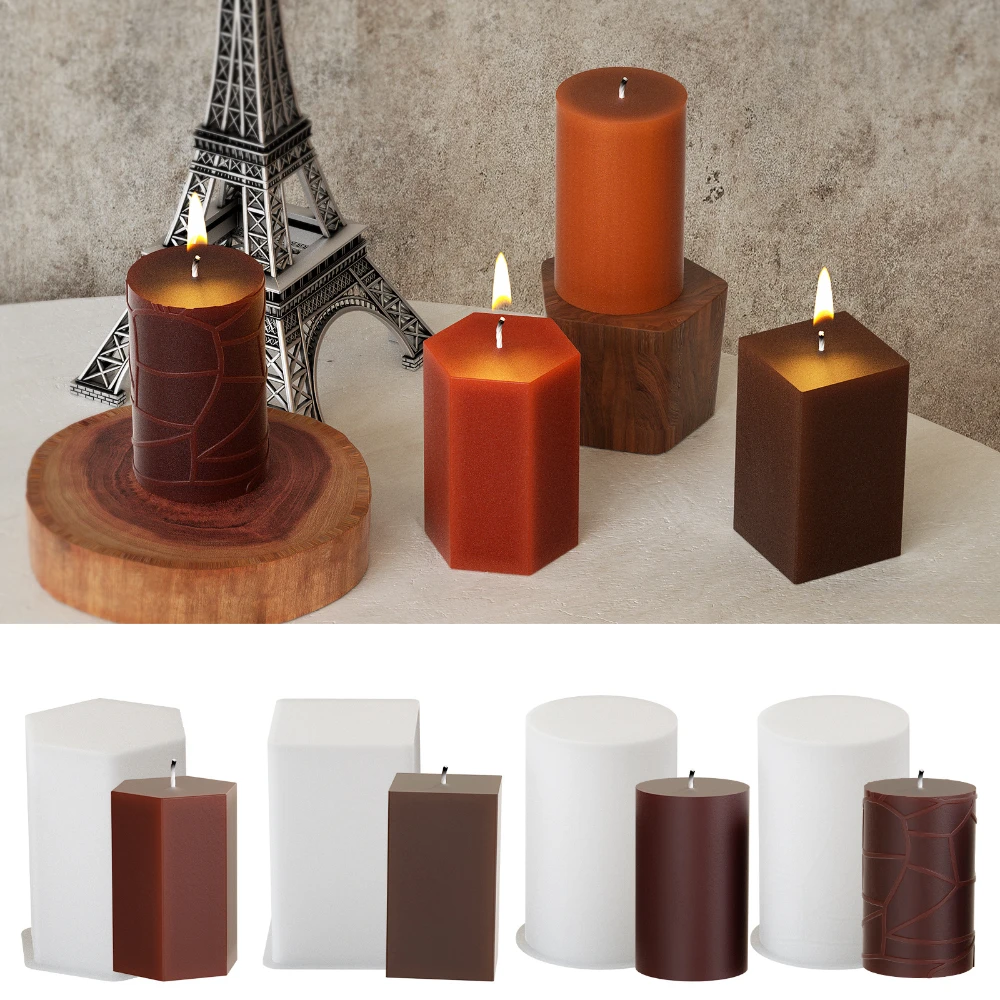 Candle Making Kit Diy - 간단한 아티스트 기하학 모양 수지 만들기