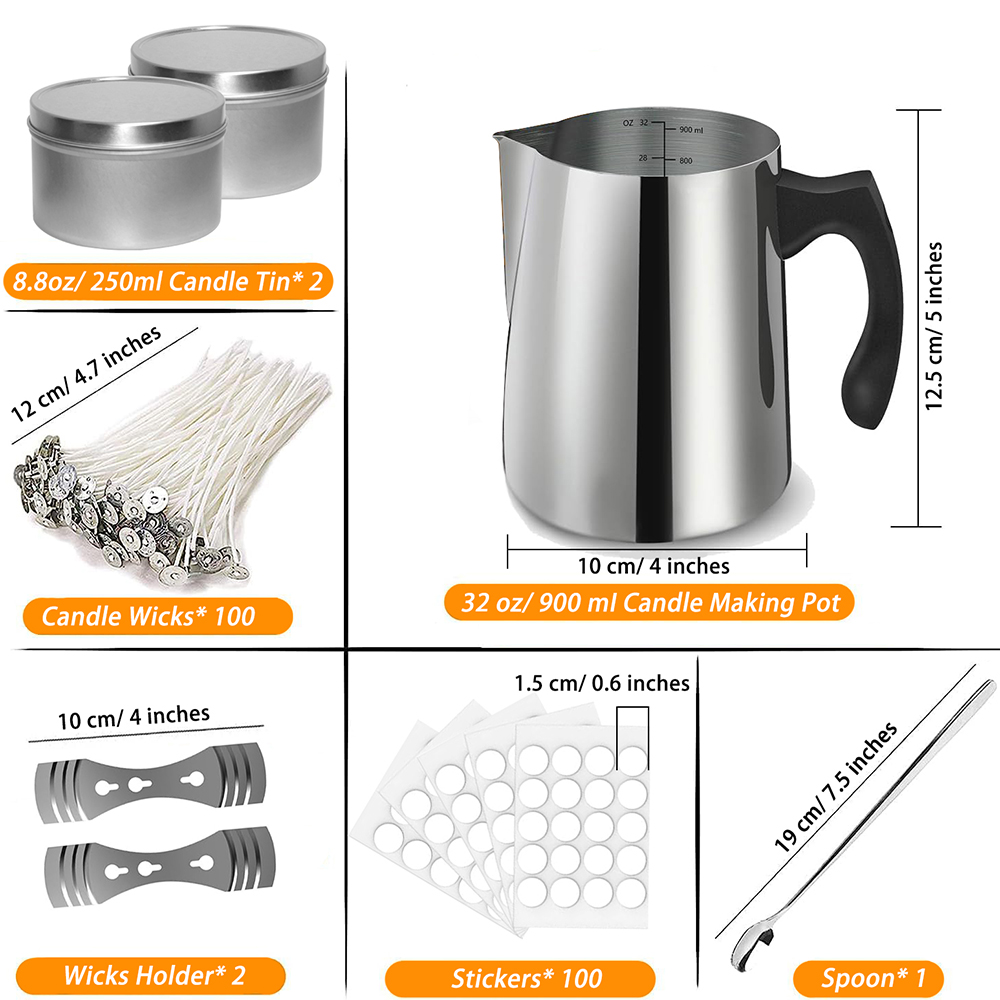 양초 만들기 스타터 키트 용품 포함 양초 만들기 붓는  - Candle Making Kit For Kids 리뷰 및 가격