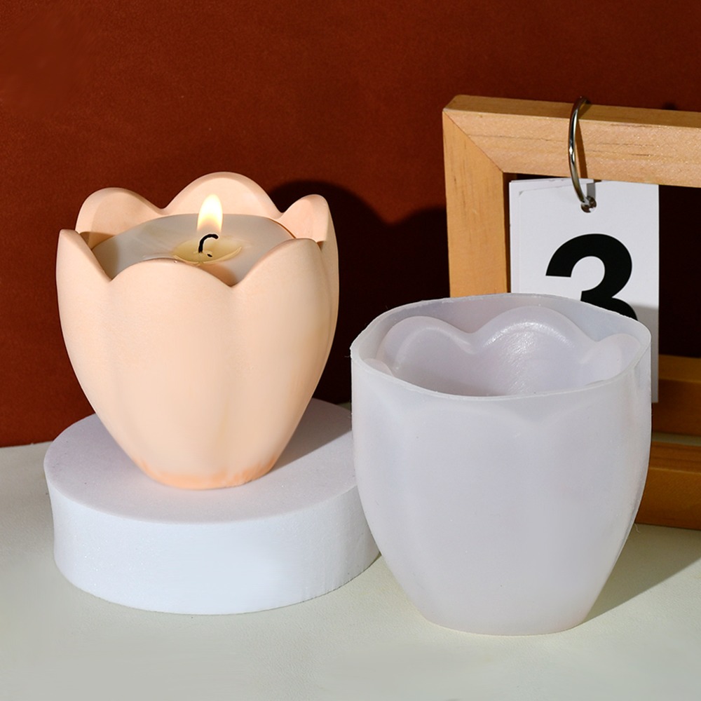 튤립 양초 거치대 실리콘 몰드, 꽃 송진 비누 상자 만 - Kraft Box Candle 리뷰 및 가격