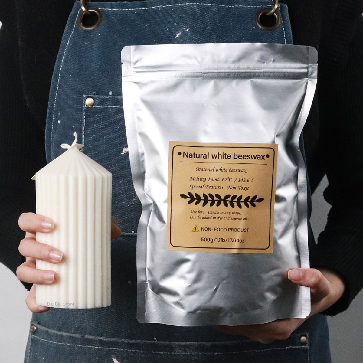 흰색 밀랍 순수 천연 세분화 된 향기로운 양초 재료 D - Candle Making Kit Beeswax 리뷰 및 가격