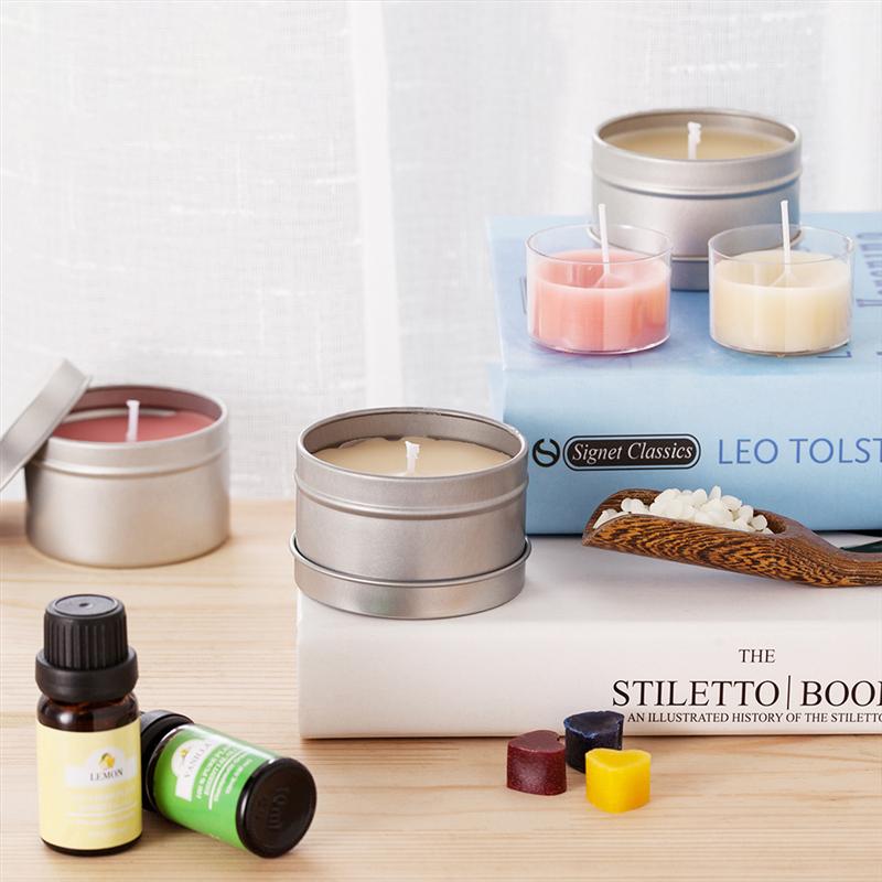 1 세트 양초 만들기 키트 붓는 냄비 Wicks 스티커 - Candle Making Kit For Kids 리뷰 및 가격