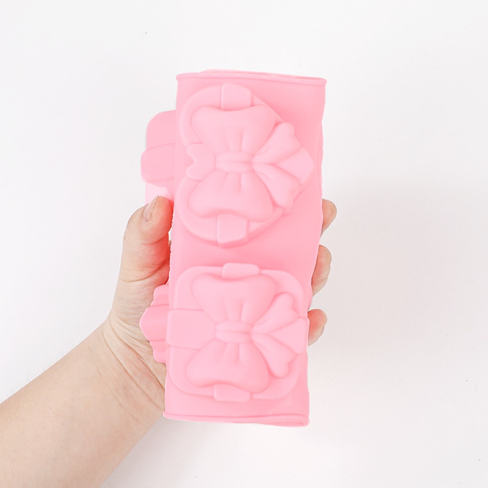 사각형 하트 모양 실리콘 몰드 6구 보우 디자인 수제  - Candle Making Jelly 리뷰 및 가격