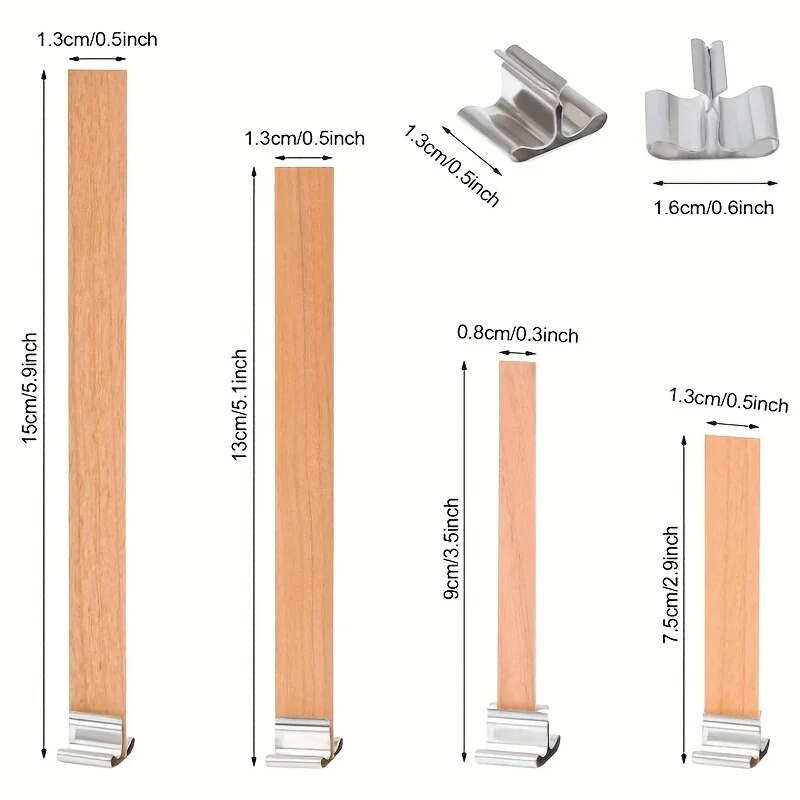 30pcs 클립 기본 공예 고리 버들 파라핀 밀랍 불타 - Candle Making Kit Beeswax 리뷰 및 가격