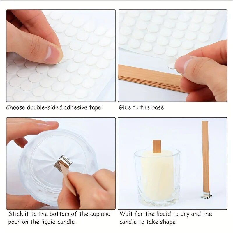 30pcs 클립 기본 공예 고리 버들 파라핀 밀랍 불타 - Candle Making Kit Beeswax 리뷰 및 가격