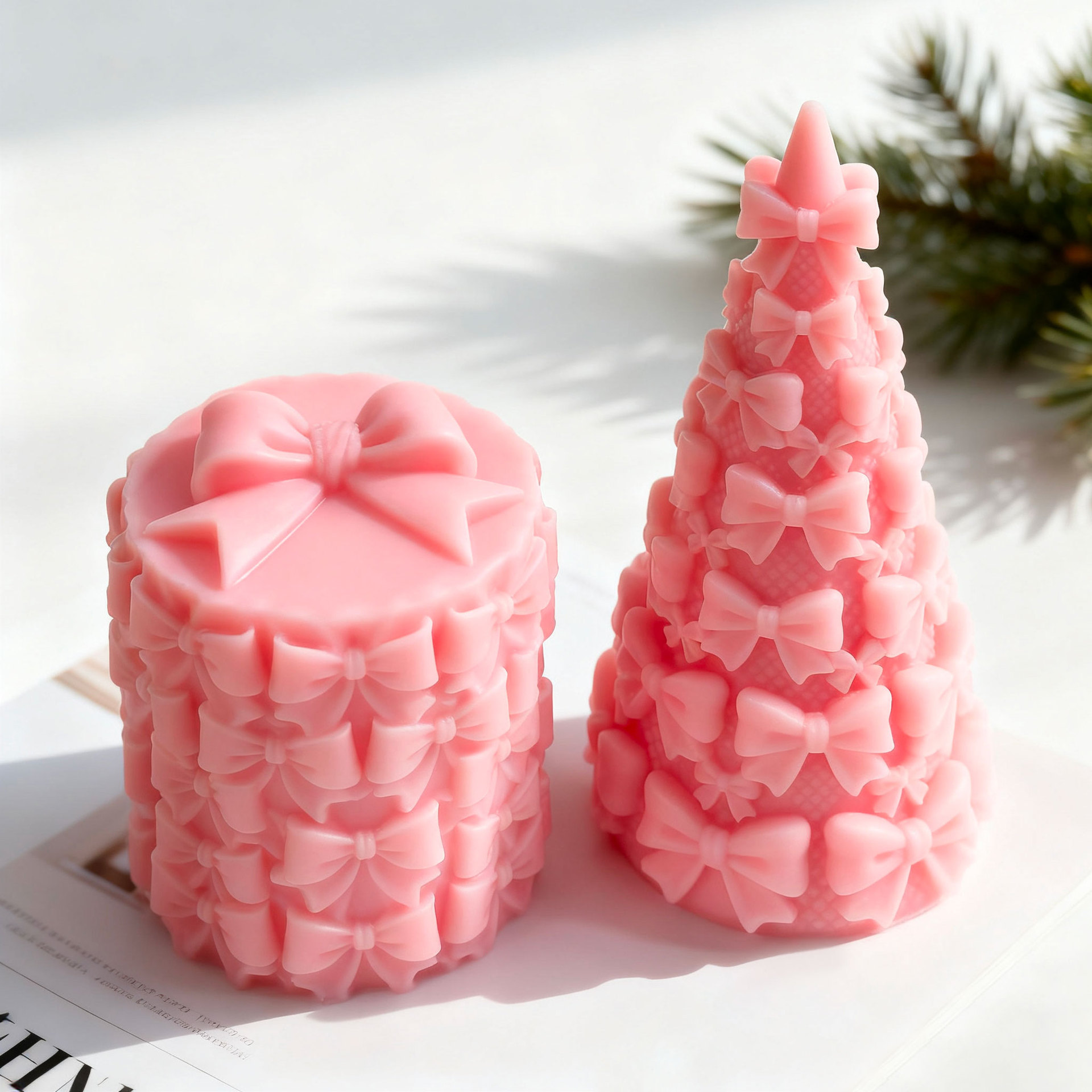 3D 나비 넥타이 크리스마스 트리 선물 상자 실리콘 몰 - Kraft Box Candle 리뷰 및 가격