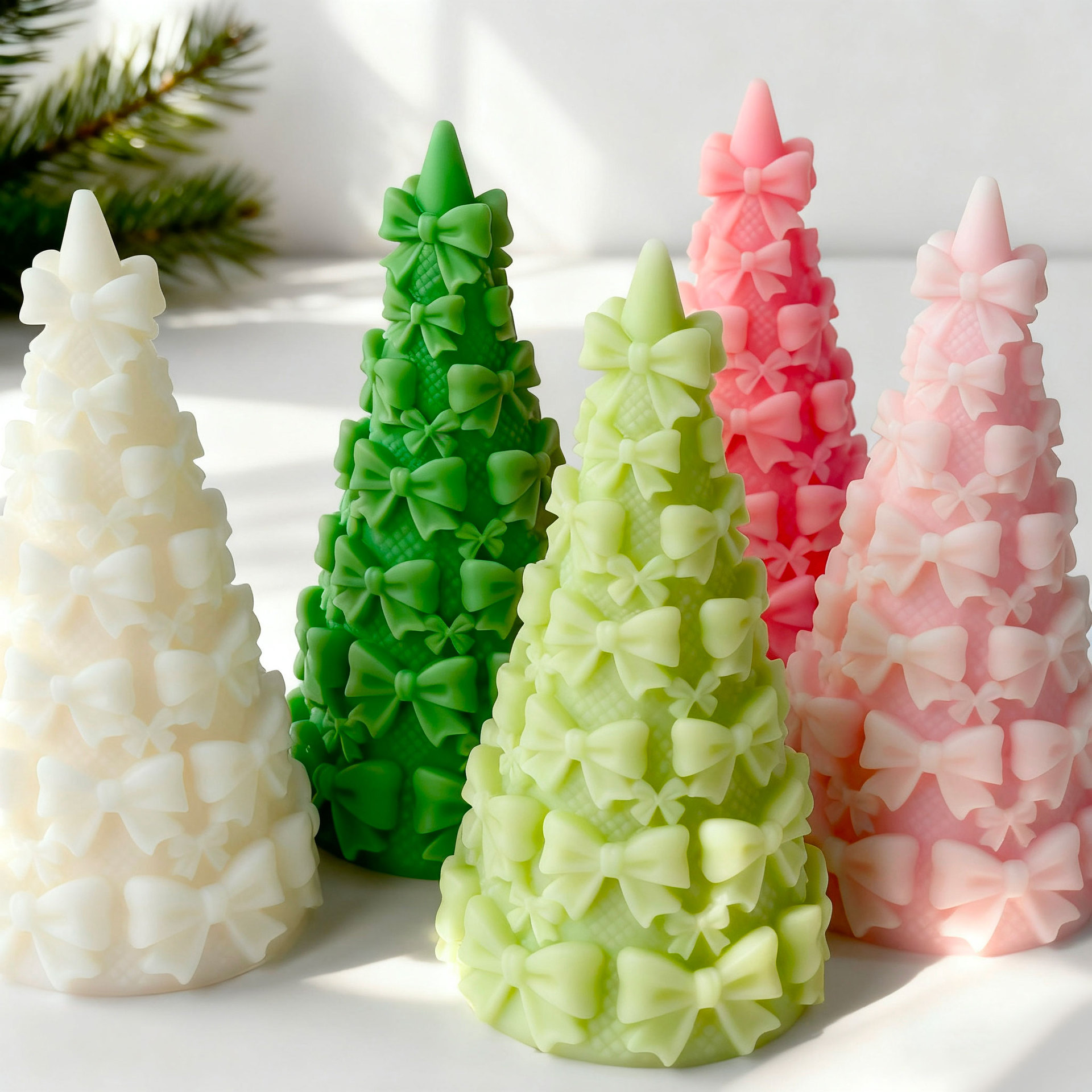 3D 나비 넥타이 크리스마스 트리 선물 상자 실리콘 몰 - Kraft Box Candle 리뷰 및 가격