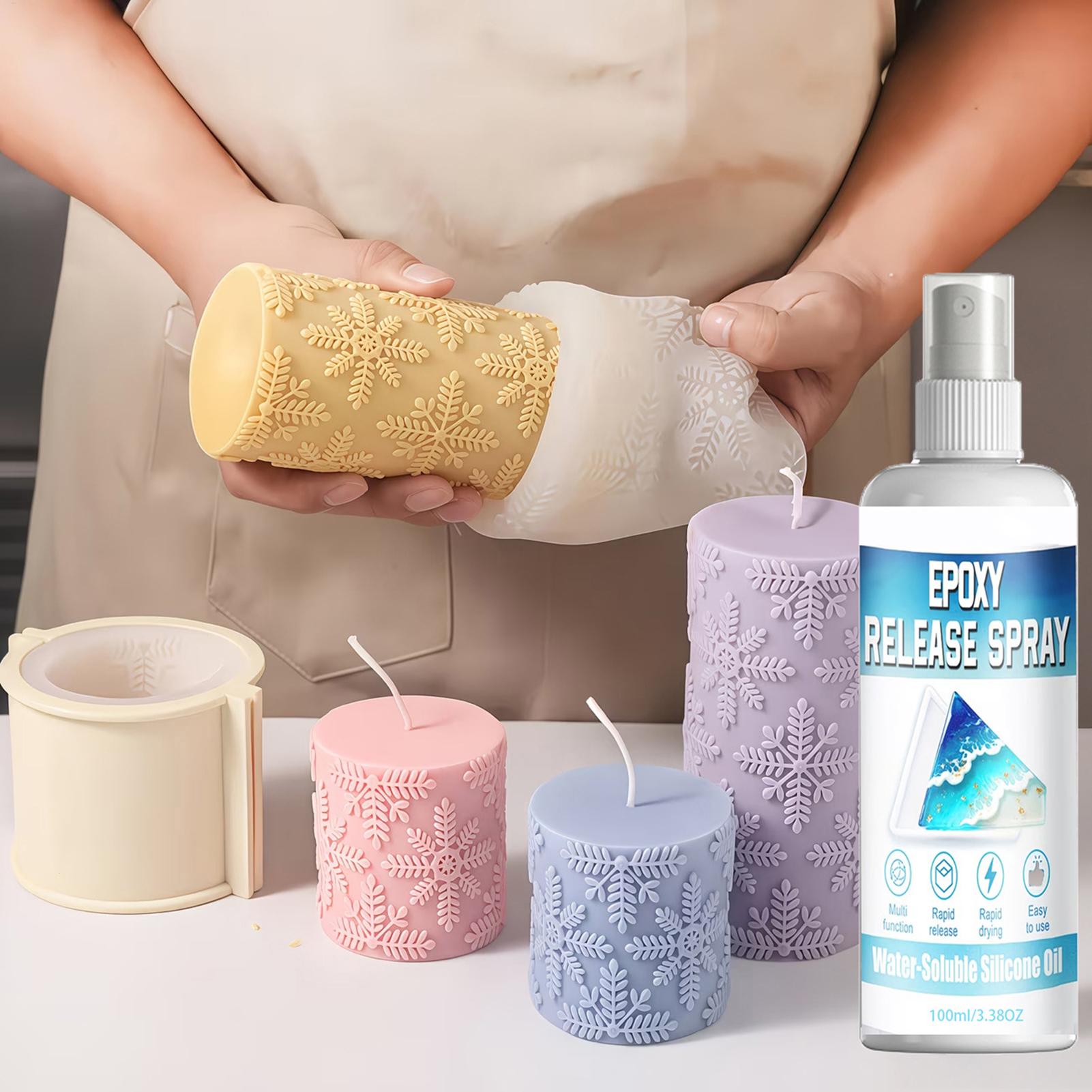 몰드용 레진 분리 스프레이 100ml 빠른 건조 윤활제 - Candle Making Workshops 리뷰 및 가격