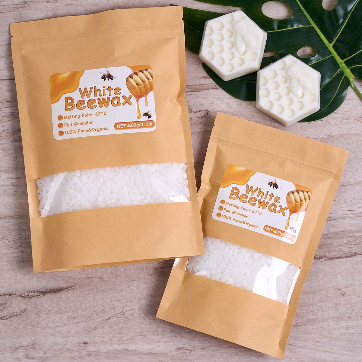 1000g 흰색 밀랍 DIY 양초 만들기 Meteria - Candle Making Kit Beeswax 리뷰 및 가격