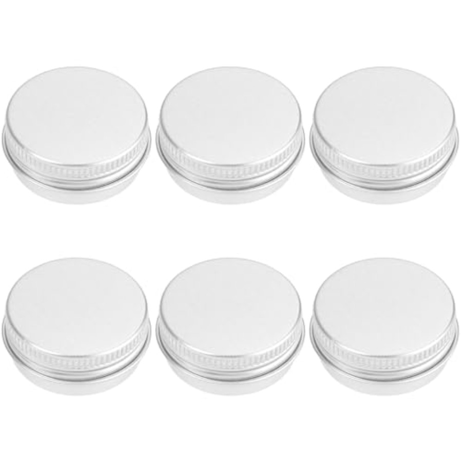 6개입 0.5온스 금속 원형 알루미늄 틴 용기, 스크류 - Tin Container Lid 리뷰 및 가격