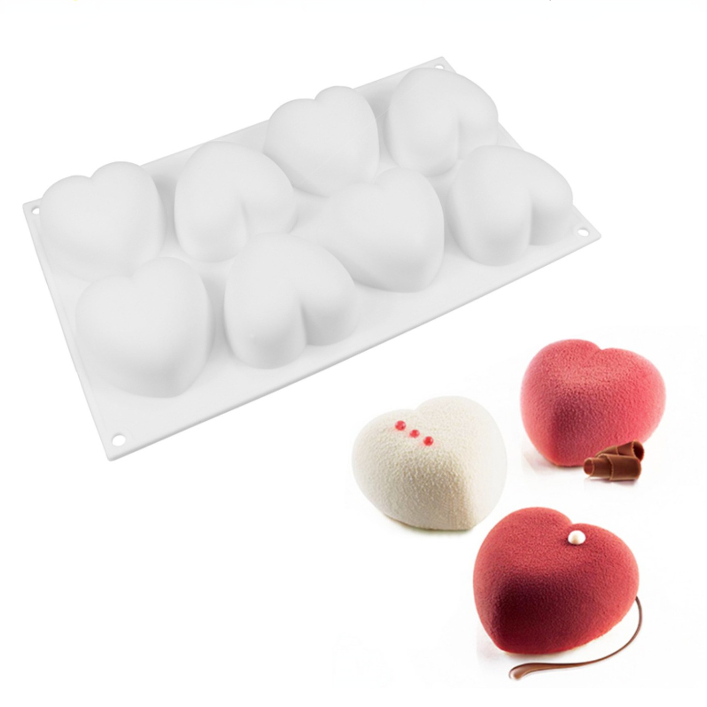 사랑 심장 실리콘 비누 금형 수제 양초 만들기 키트 D - Candle Making Kit Diy 리뷰 및 가격