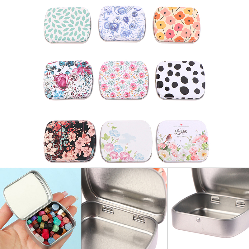 뚜껑이 달린 금속 힌지 미니 주석 상자, 휴대용 직사각 - Tin Container Lid 리뷰 및 가격