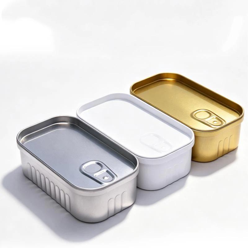 1PCS 정어리 캔 모양의 보관용 주석 상자 휴대용 틴 - Tin Container Lid 리뷰 및 가격