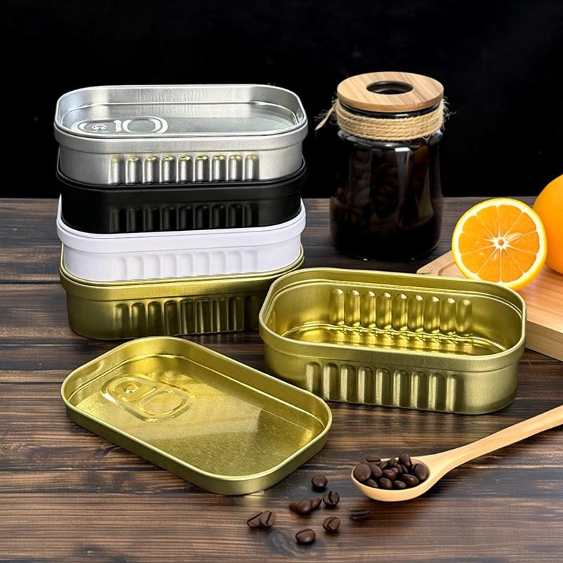 1PCS 정어리 캔 모양의 보관용 주석 상자 휴대용 틴 - Tin Container Lid 리뷰 및 가격
