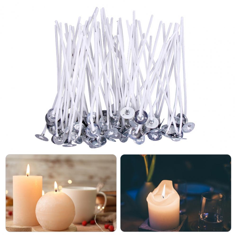 50개 10/12/14/16cm 면 양초 심지 친환경  - Candle Making Kit Beeswax 리뷰 및 가격