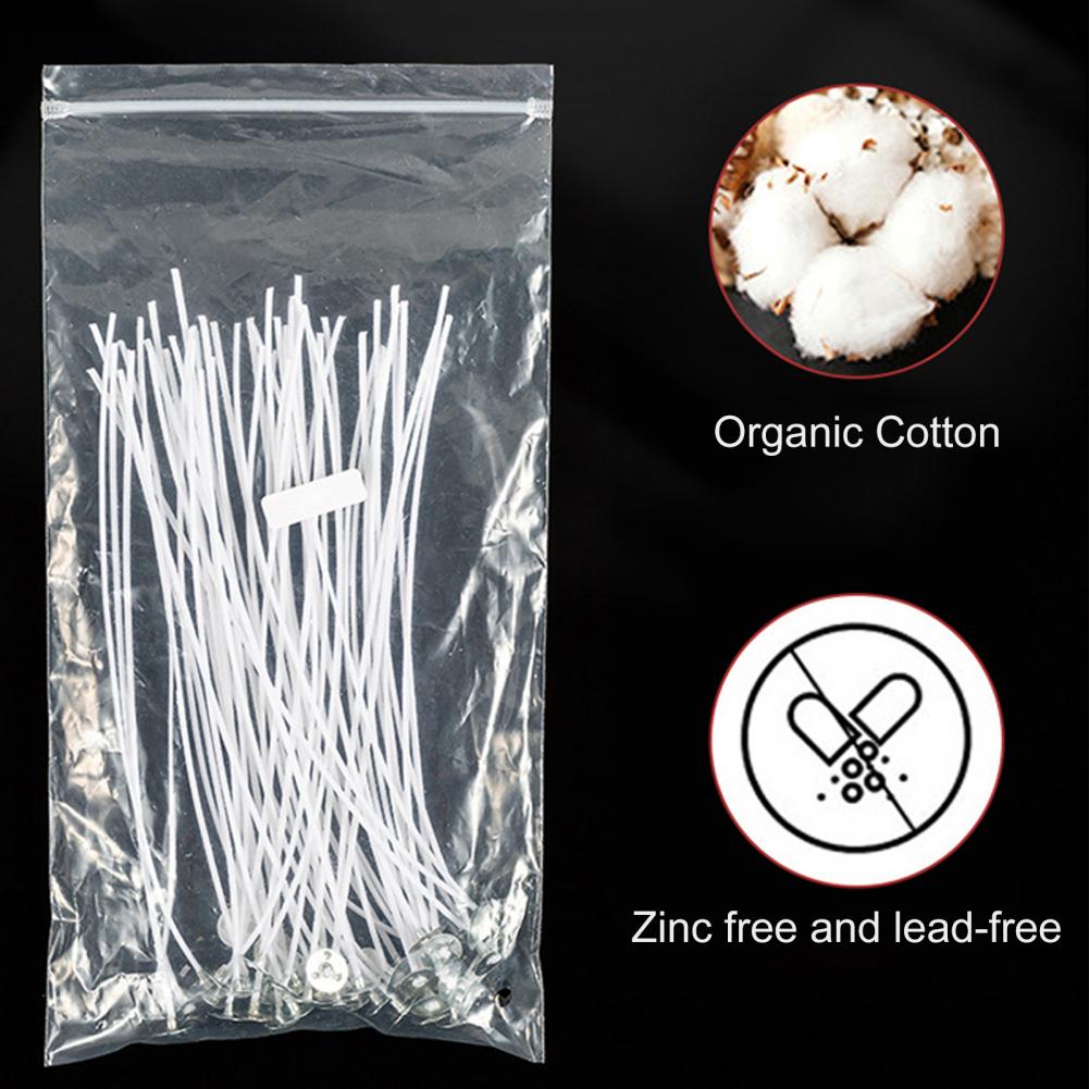 50개 10/12/14/16cm 면 양초 심지 친환경  - Candle Making Kit Beeswax 리뷰 및 가격