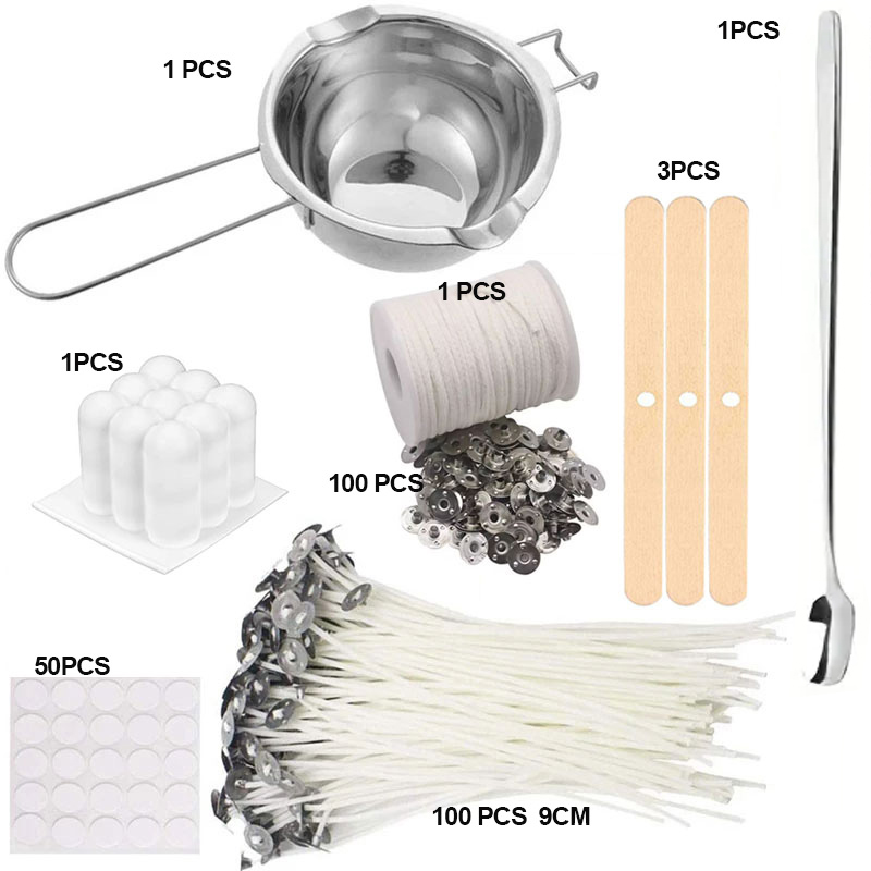 1 세트 양초 만들기 키트 붓는 냄비 양초 만들기 용품 - Candle Making Kit For Kids 리뷰 및 가격