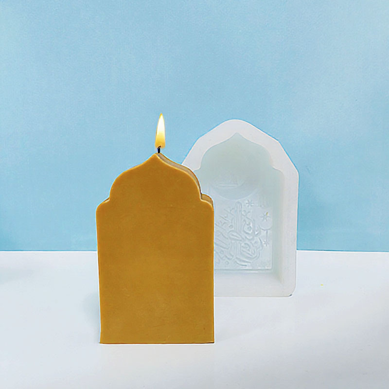 아치형 아랍어 성경문 양초 몰드 실리콘 DIY 수제 아 - Candle Making Jelly 리뷰 및 가격