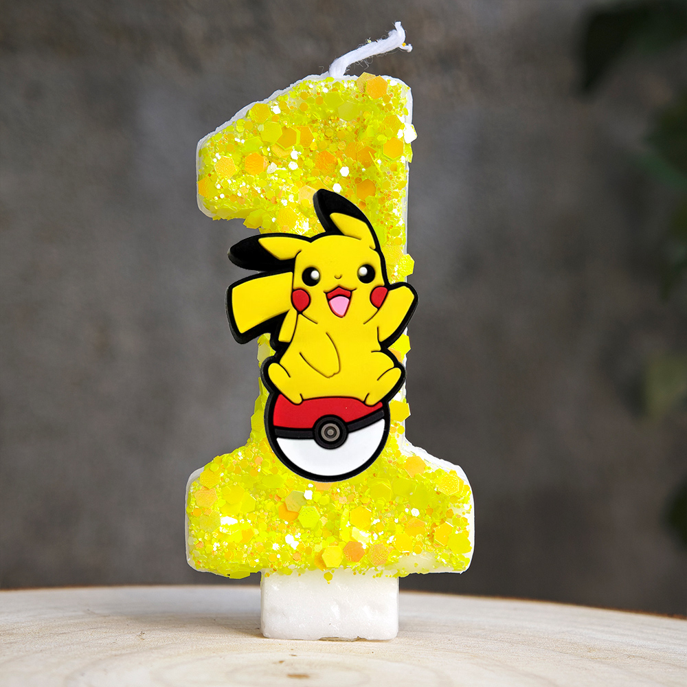 만화 피카추 케이크 토퍼 양초 포켓몬 테마 생일 파티  - Candle Making Kit For Kids 리뷰 및 가격