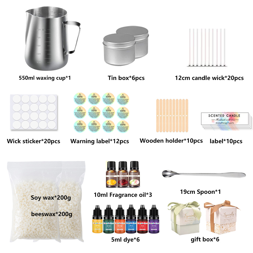 DIY 수제 아로마 테라피 왁스 캔들 만들기 도구 세트 - Candle Making Kit For Kids 리뷰 및 가격
