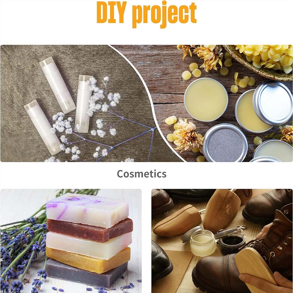 순수 천연 과립 향 캔들, DIY 밤 심지 재료, 공예 - Candle Making Kit Beeswax 리뷰 및 가격